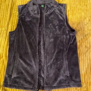 North face purple Vest. XL. Worn once. Non-smoking. Mint condition